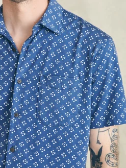 Faherty Brand Shirts*Short-Sleeve Hermosa Knit Shirt -