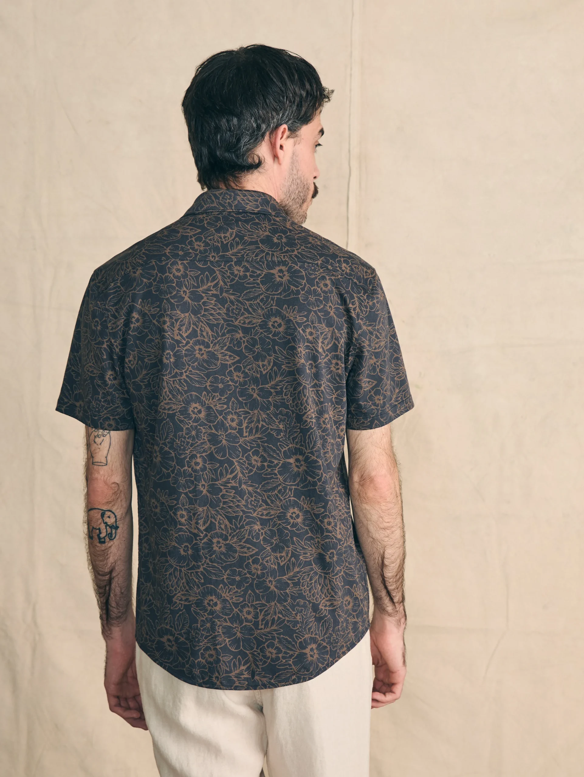 Faherty Brand Shirts*Short-Sleeve Hermosa Knit Shirt -