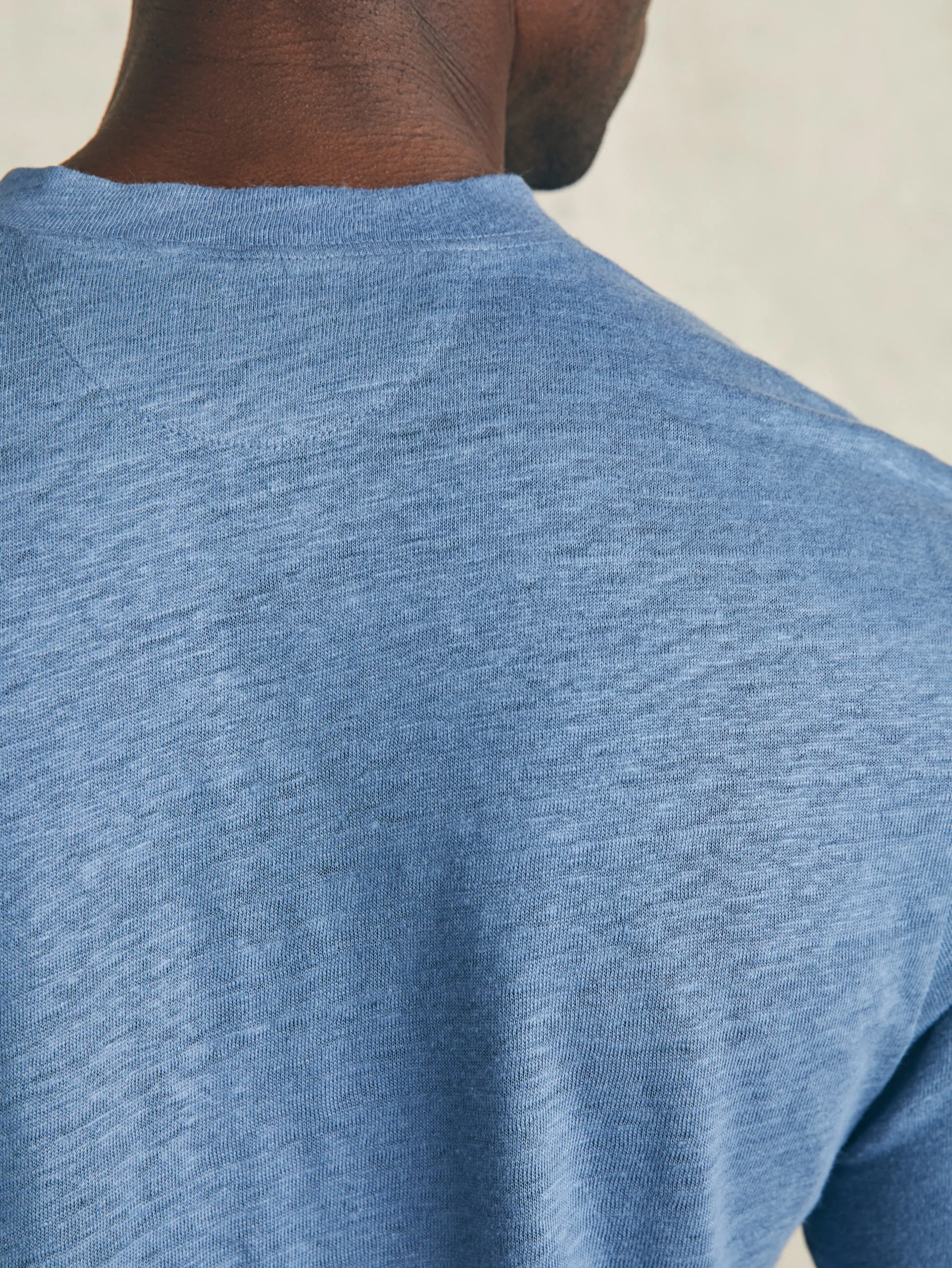 Faherty Brand T-Shirts & Henleys*Short-Sleeve Linen Henley -