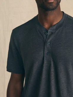 Faherty Brand T-Shirts & Henleys*Short-Sleeve Linen Henley -