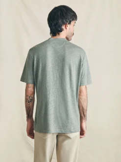 Faherty Brand T-Shirts & Henleys*Short-Sleeve Linen Henley -