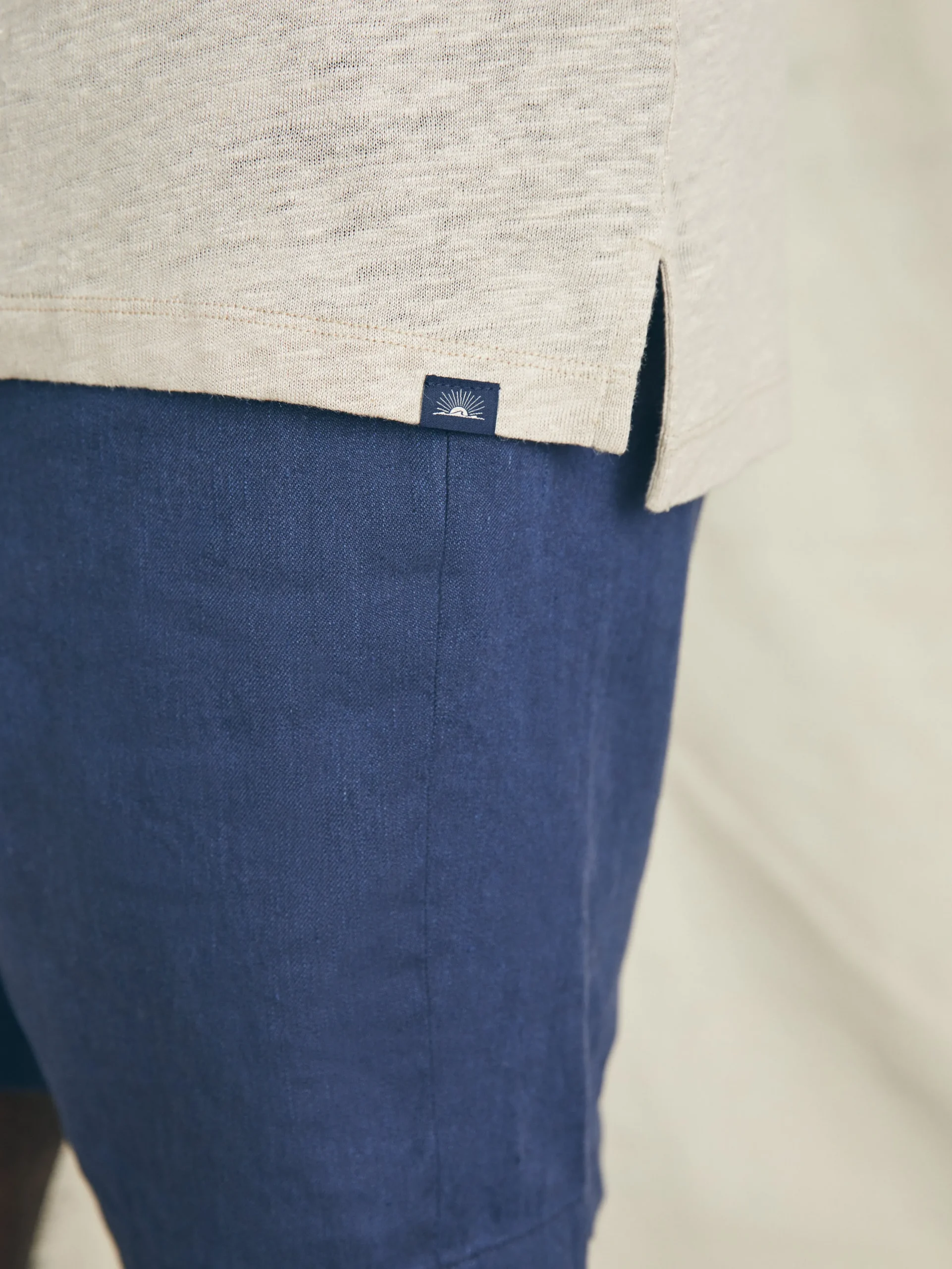 Faherty Brand Polo Shirts*Short-Sleeve Linen Polo -
