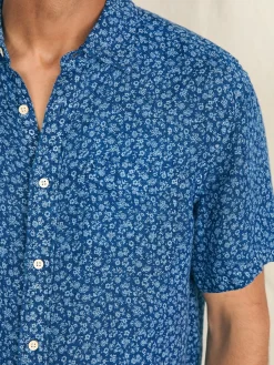 Faherty Brand Shirts*Short-Sleeve Palma Linen Shirt -
