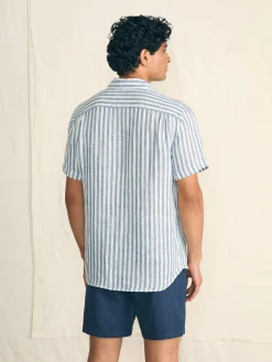 Faherty Brand Shirts*Short-Sleeve Palma Linen Shirt -