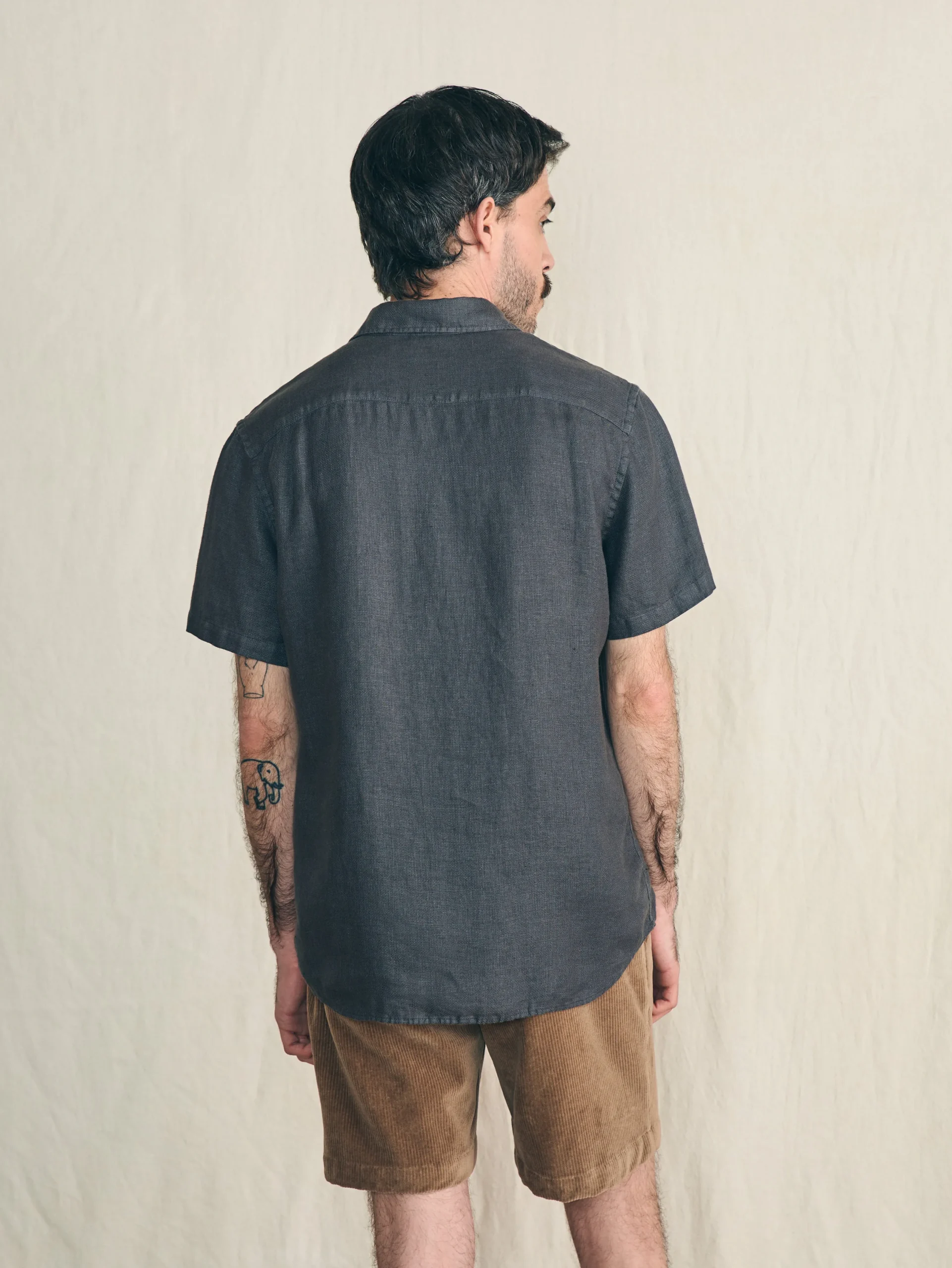 Faherty Brand Shirts*Short-Sleeve Palma Linen Shirt -