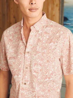 Faherty Brand Shirts*Short-Sleeve Stretch Playa Shirt -