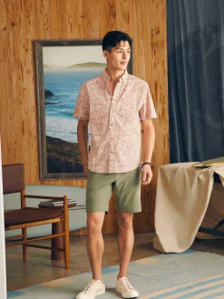 Faherty Brand Shirts*Short-Sleeve Stretch Playa Shirt -