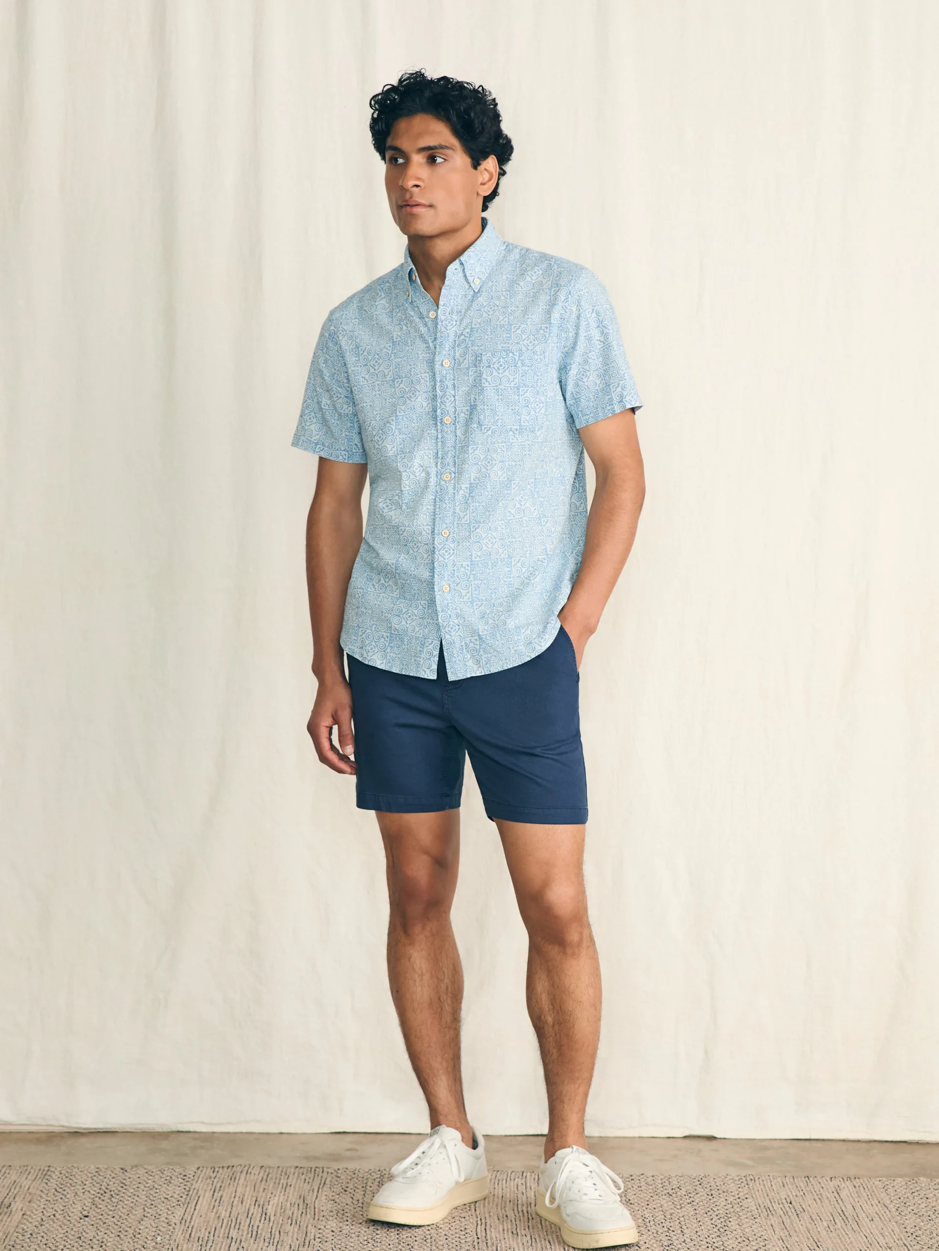 Faherty Brand Shirts*Short-Sleeve Stretch Playa Shirt -