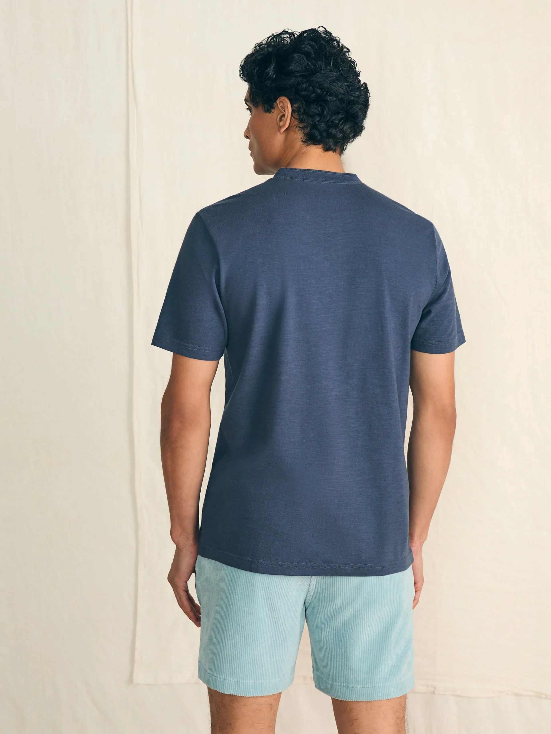 Faherty Brand T-Shirts & Henleys*Short-Sleeve Sunwashed Henley -
