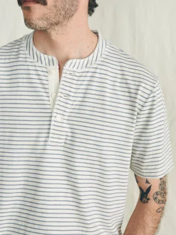 Faherty Brand T-Shirts & Henleys*Short-Sleeve Sunwashed Henley -