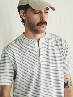 Faherty Brand T-Shirts & Henleys*Short-Sleeve Sunwashed Henley -