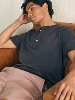 Faherty Brand T-Shirts & Henleys*Short-Sleeve Sunwashed Henley -