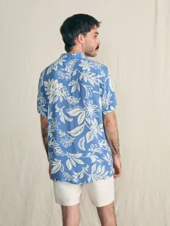 Faherty Brand Shirts*Short-Sleeve Surfrider Rayon Camp Shirt -
