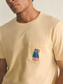 Faherty Brand T-Shirts & Henleys*Short-Sleeve Surfrider Sunwashed Pocket Tee -