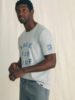 Faherty Brand T-Shirts & Henleys*Short-Sleeve Surfrider Sunwashed Tee -