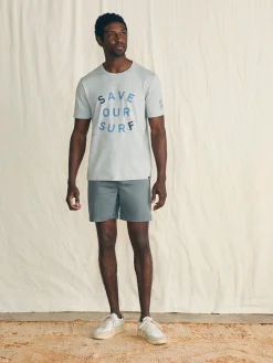 Faherty Brand T-Shirts & Henleys*Short-Sleeve Surfrider Sunwashed Tee -