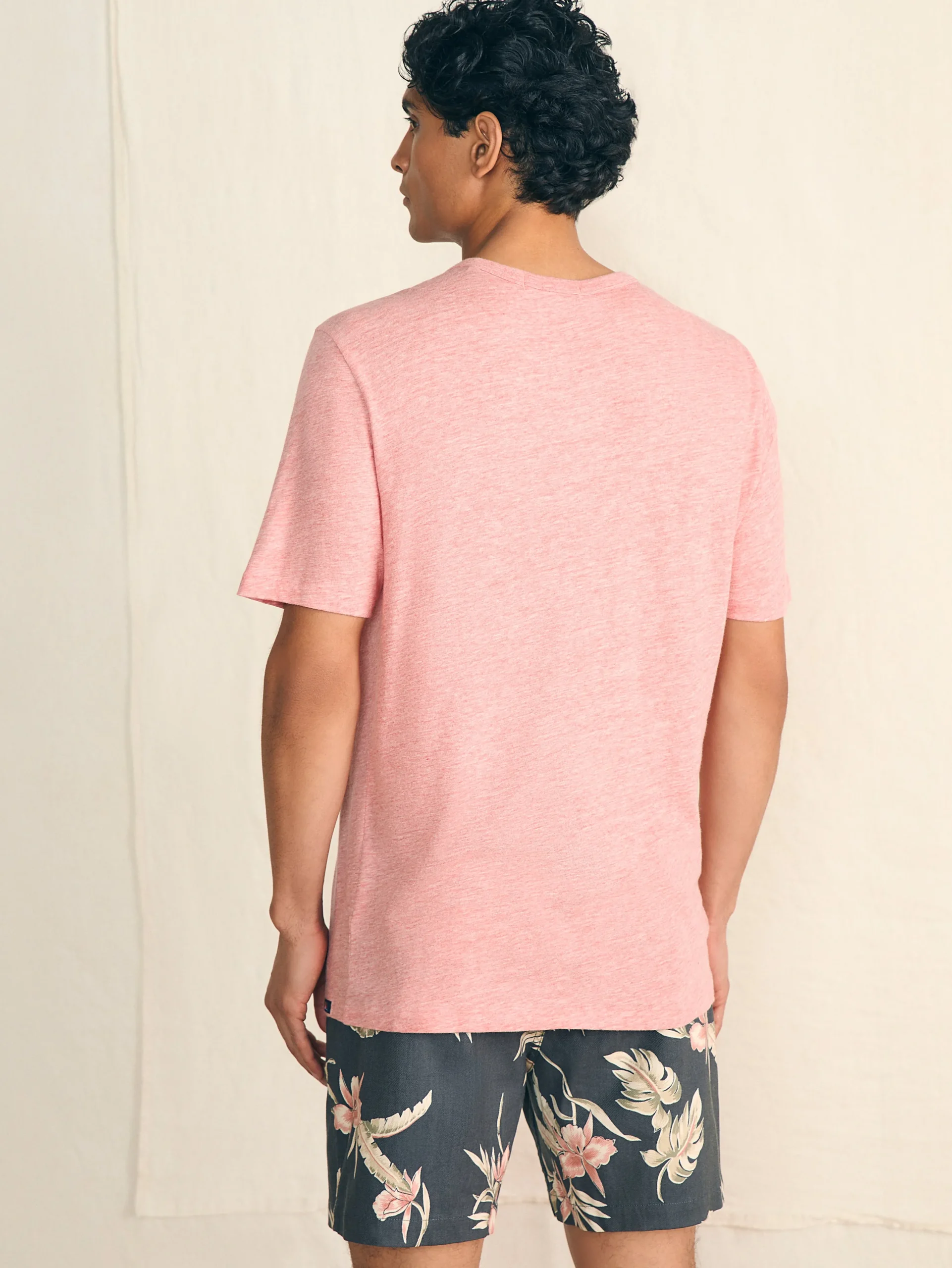 Faherty Brand T-Shirts & Henleys*Short-Sleeve Vintage Chambray Tee -