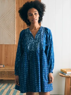 Women Faherty Brand Dresses*Silk Blend Solstice Mini Dress -