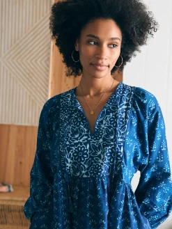 Women Faherty Brand Dresses*Silk Blend Solstice Mini Dress -