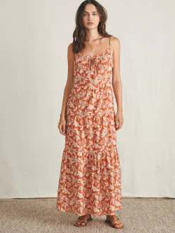Women Faherty Brand Dresses*Silk Blend Sun Chaser Maxi Dress -