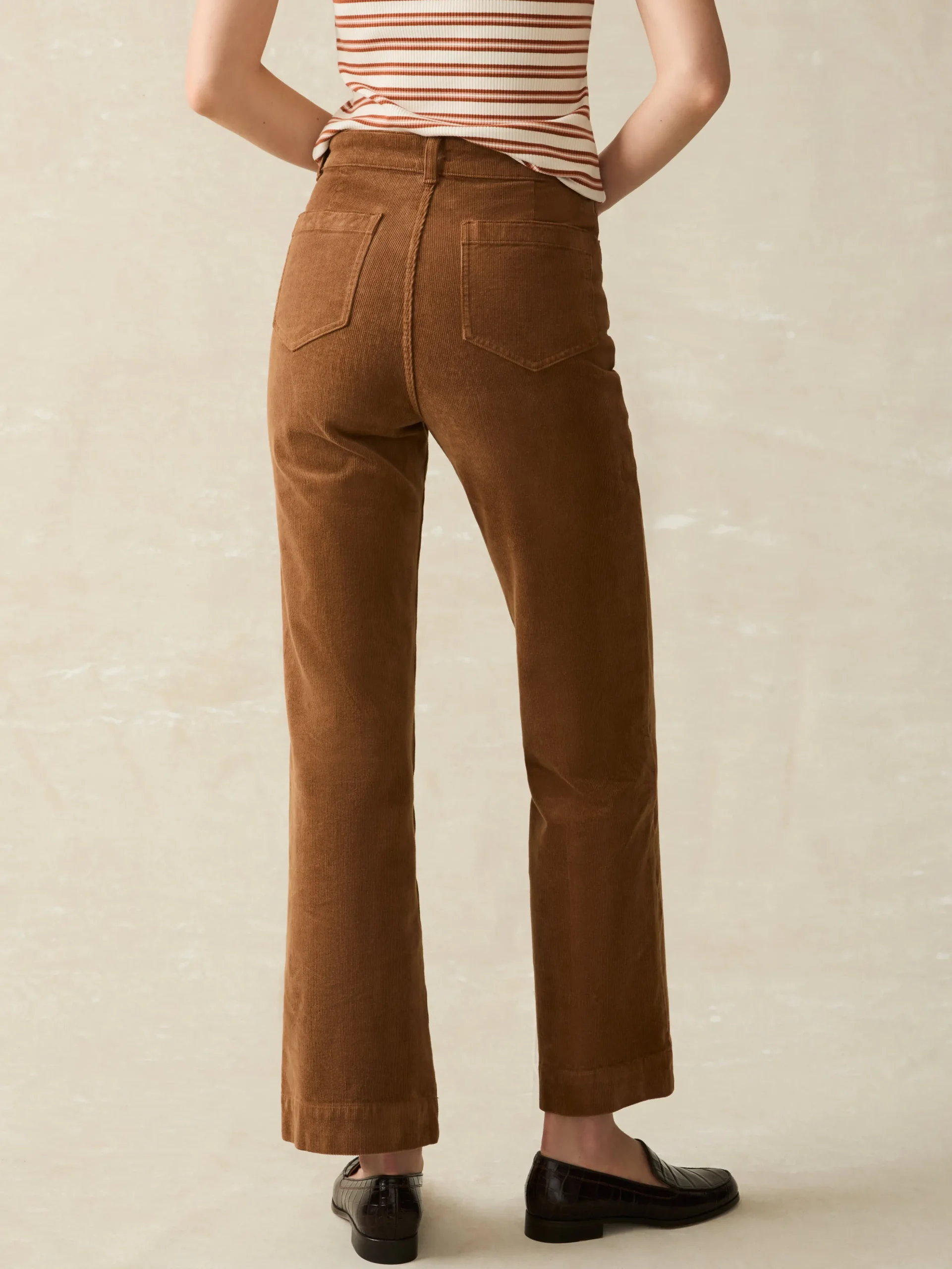 Women Faherty Brand Pants*Softstretch Cord Patch Pocket Pant -