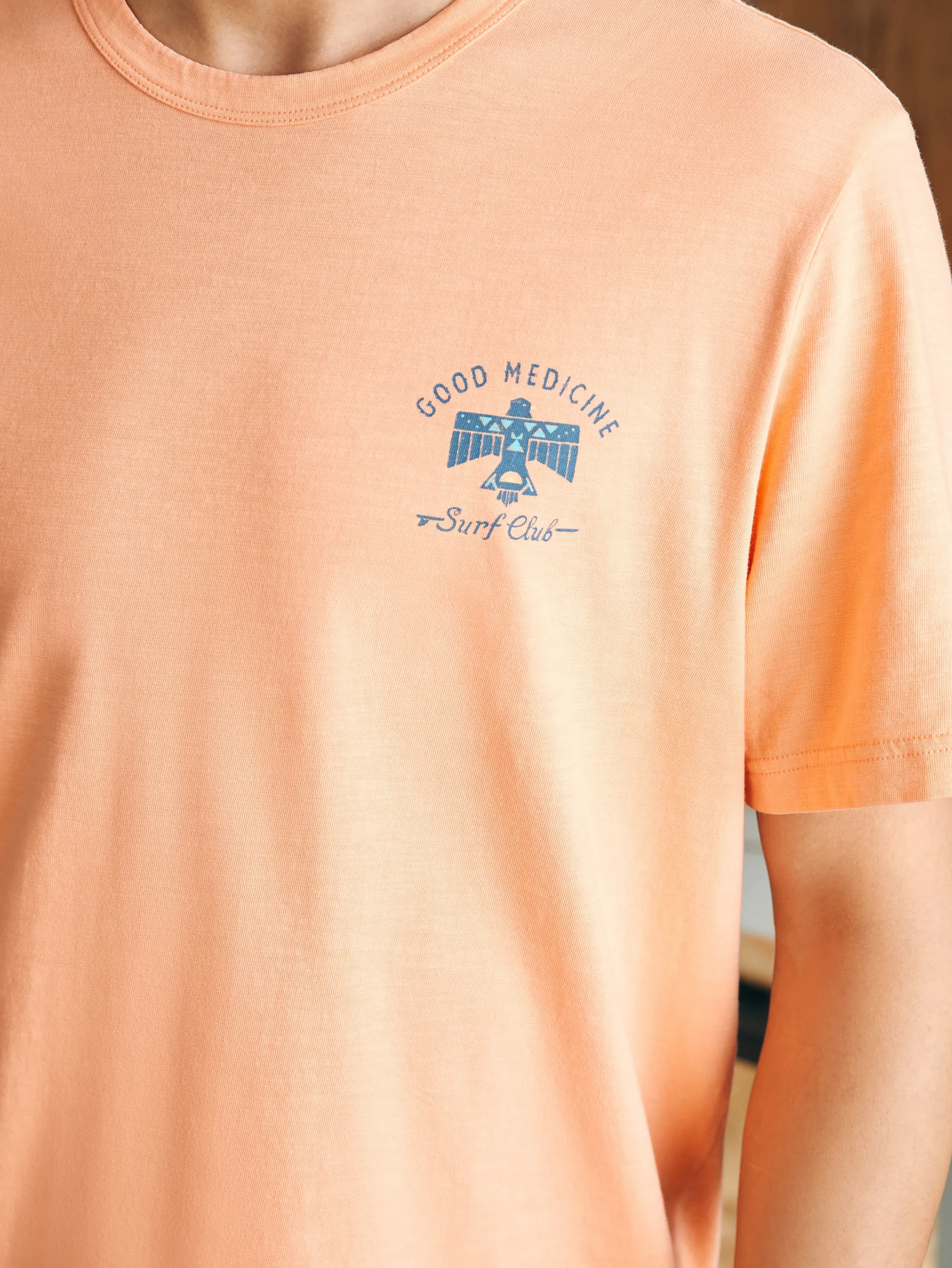 Faherty Brand T-Shirts & Henleys*Steven Paul Judd Good Medicine Surf Club Tee -
