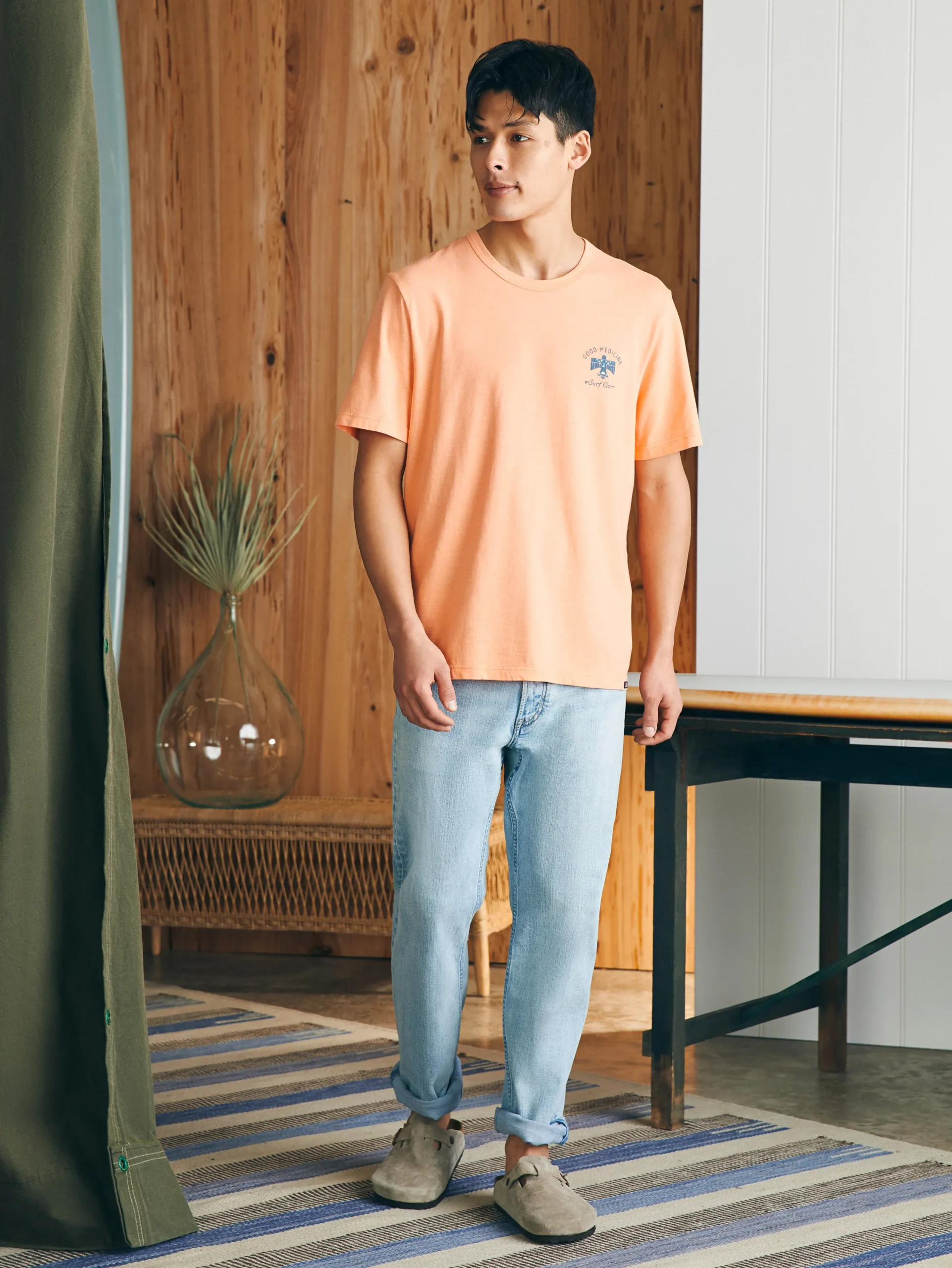Faherty Brand T-Shirts & Henleys*Steven Paul Judd Good Medicine Surf Club Tee -