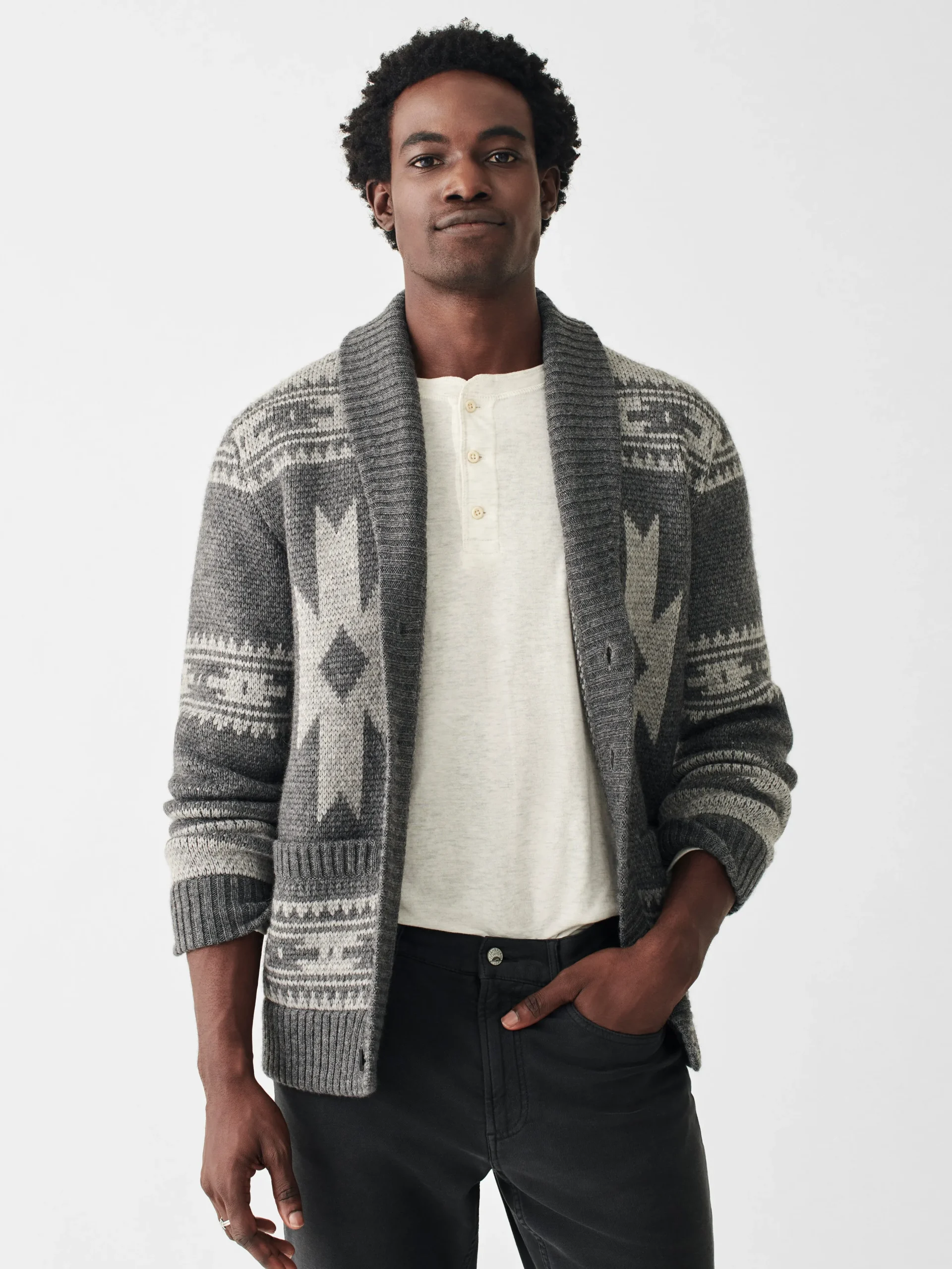 Faherty Brand Sweaters*Steven Paul Judd Thunderbird Cardigan -