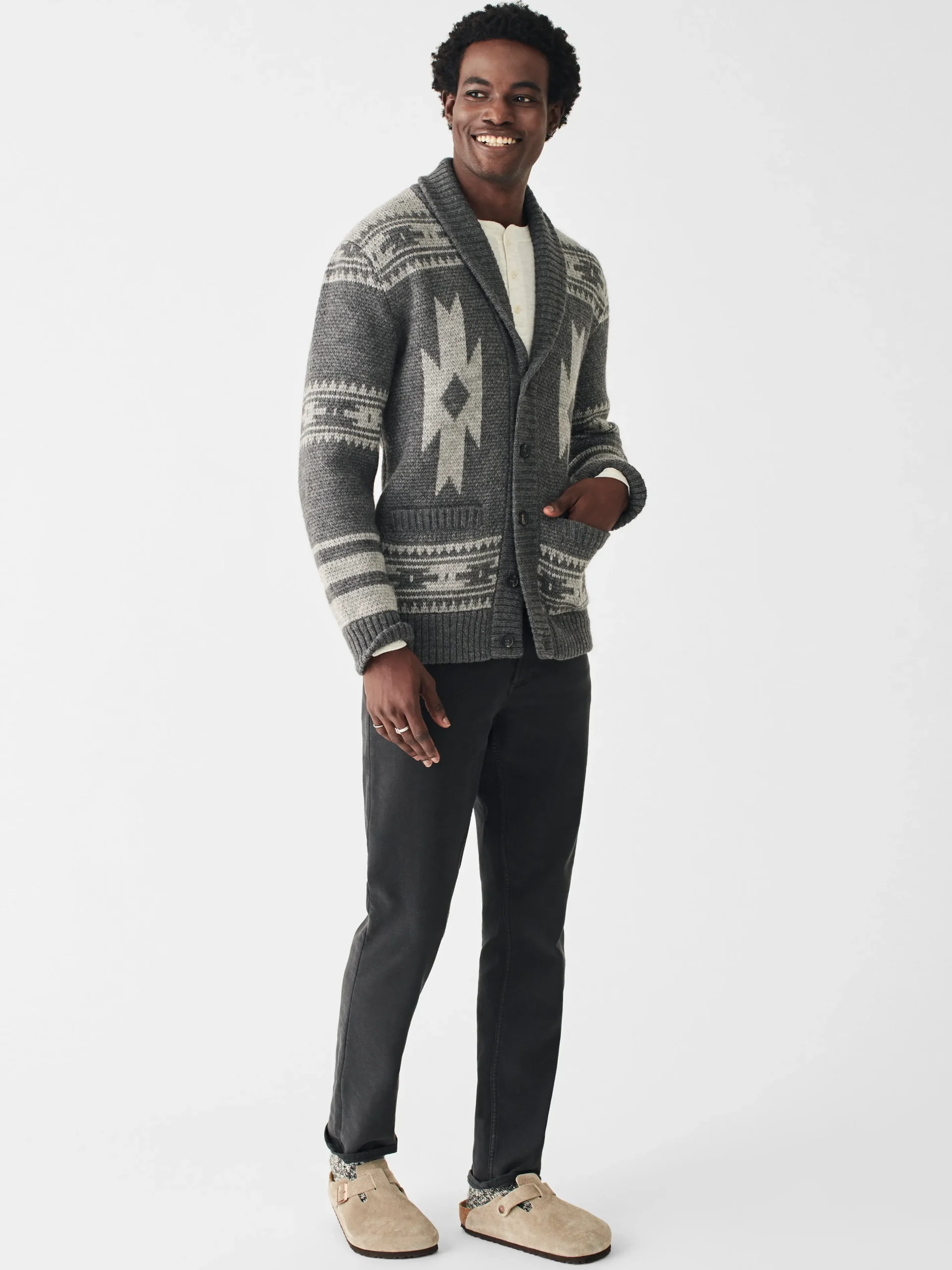 Faherty Brand Sweaters*Steven Paul Judd Thunderbird Cardigan -