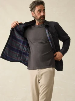 Faherty Brand Jackets & Vests*Stretch Blanket Lined CPO -