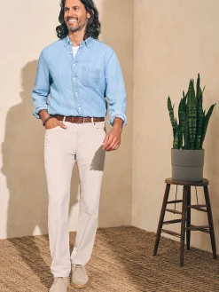 Faherty Brand Pants*Stretch Corduroy 5-Pocket Pant (32" Inseam) -