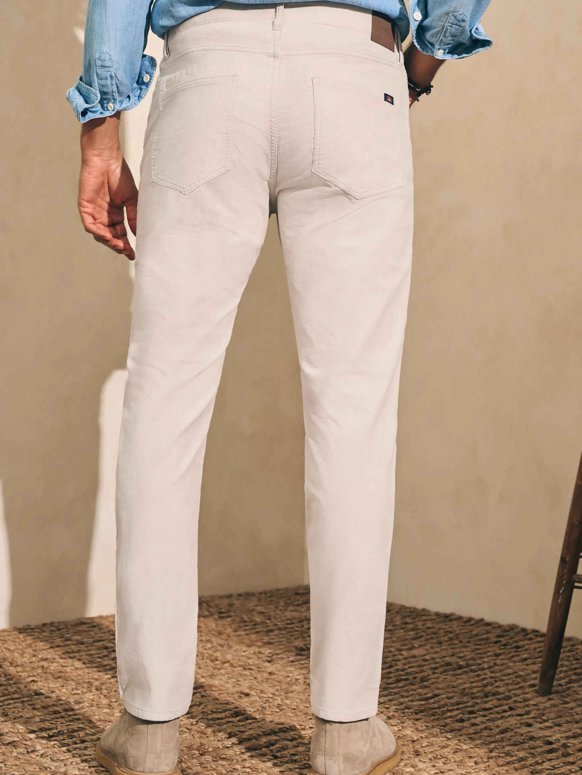 Faherty Brand Pants*Stretch Corduroy 5-Pocket Pant (32" Inseam) -