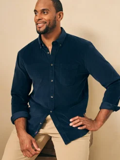 Faherty Brand Shirts*Stretch Corduroy Shirt -
