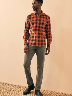 Faherty Brand Shirts*Stretch Corduroy Work Shirt -
