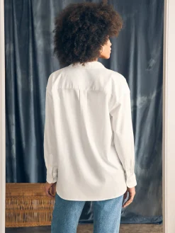 Women Faherty Brand Shirts & Tops*Stretch Oxford Relaxed Shirt -
