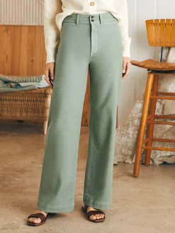 Women Faherty Brand Pants*Stretch Terry Harbor Pant -