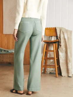 Women Faherty Brand Pants*Stretch Terry Harbor Pant -
