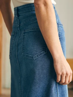 Women Faherty Brand Shorts & Skirts*Stretch Terry Midi Skirt -