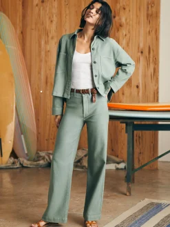 Women Faherty Brand Blazers & Outerwear*Stretch Terry Overshirt -