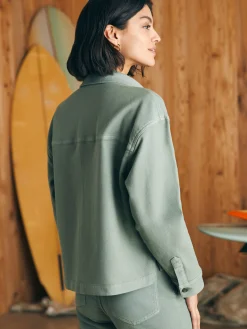 Women Faherty Brand Blazers & Outerwear*Stretch Terry Overshirt -