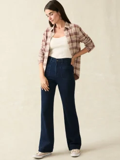 Women Faherty Brand Pants|Jeans*Stretch Terry Patch Pocket Pant -