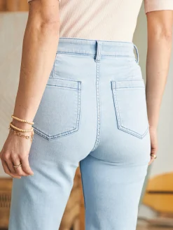 Women Faherty Brand Pants|Jeans*Stretch Terry Patch Pocket Pant -