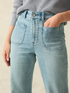 Women Faherty Brand Pants*Stretch Terry Patch Pocket Pant -