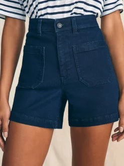 Women Faherty Brand Shorts & Skirts*Stretch Terry Patch Pocket Short -