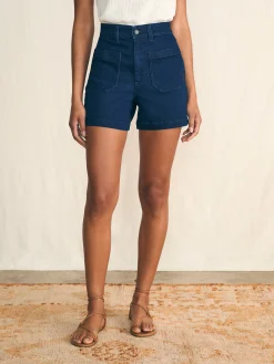 Women Faherty Brand Shorts & Skirts*Stretch Terry Patch Pocket Short -