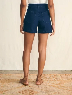 Women Faherty Brand Shorts & Skirts*Stretch Terry Patch Pocket Short -