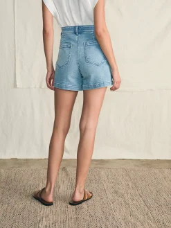Women Faherty Brand Shorts & Skirts*Stretch Terry Patch Pocket Short -