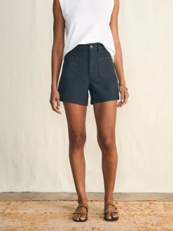 Women Faherty Brand Shorts & Skirts*Stretch Terry Patch Pocket Short -