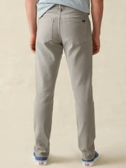 Faherty Brand Pants*Stretch Terry 5-Pocket Athletic Fit Pant -