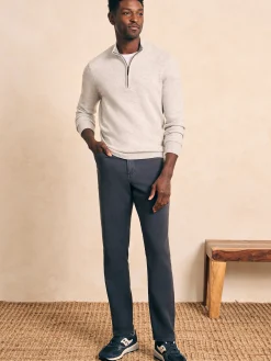 Faherty Brand Pants*Stretch Terry 5-Pocket Athletic Fit Pant -